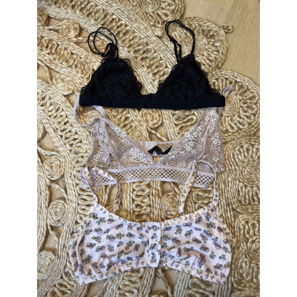 Urban Outfitters 3 Bralettes Womens
